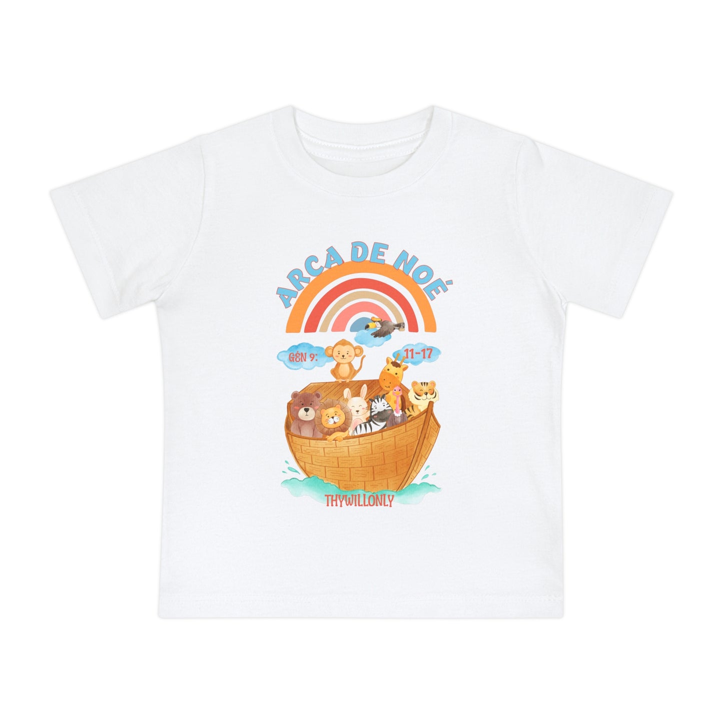 Genesis 9:13 - Camiseta para Bebé Arca de Noé – El Pacto de Dios Recordado