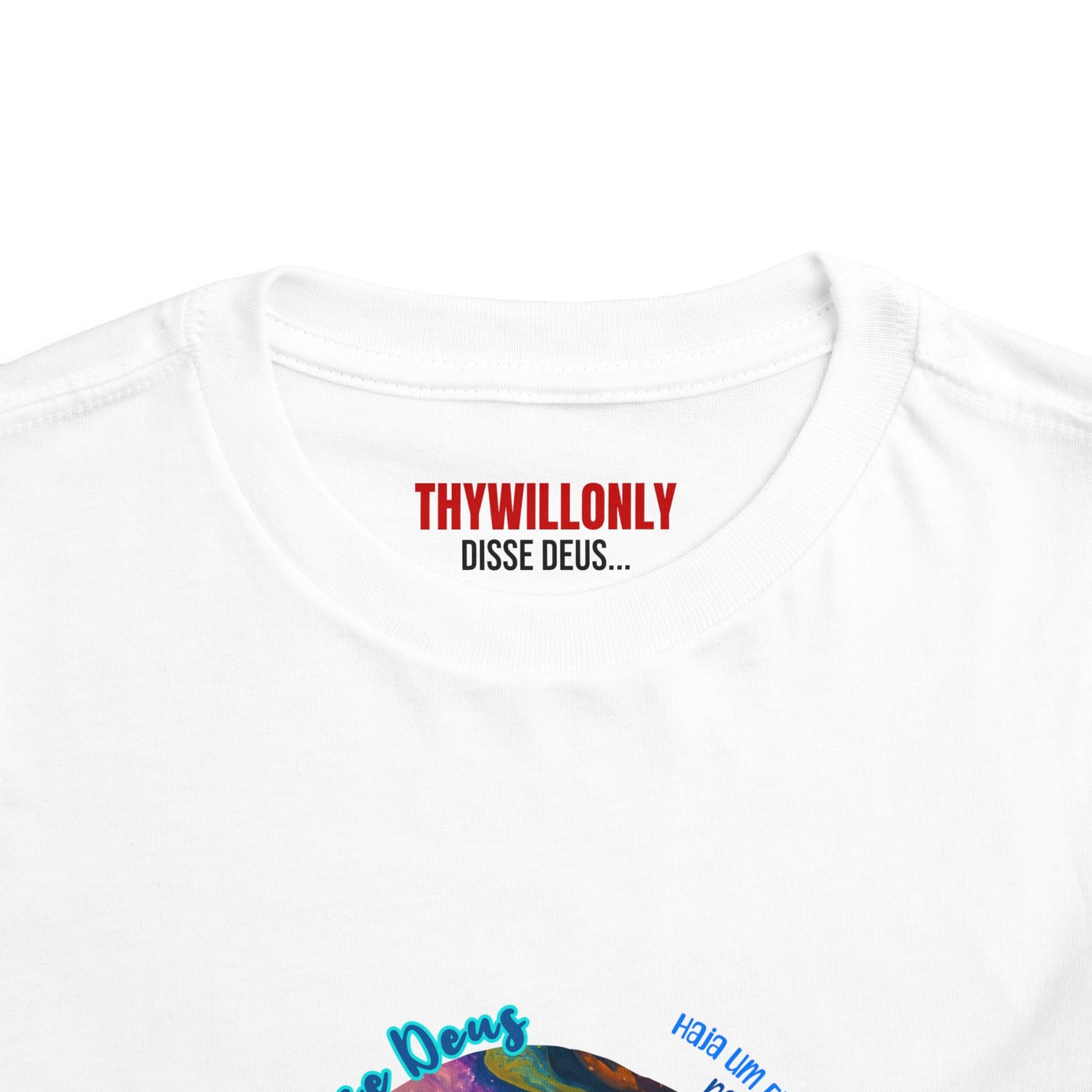 Camiseta Infantil – Dia 2 da Criação: Céu Acima, Águas Abaixo