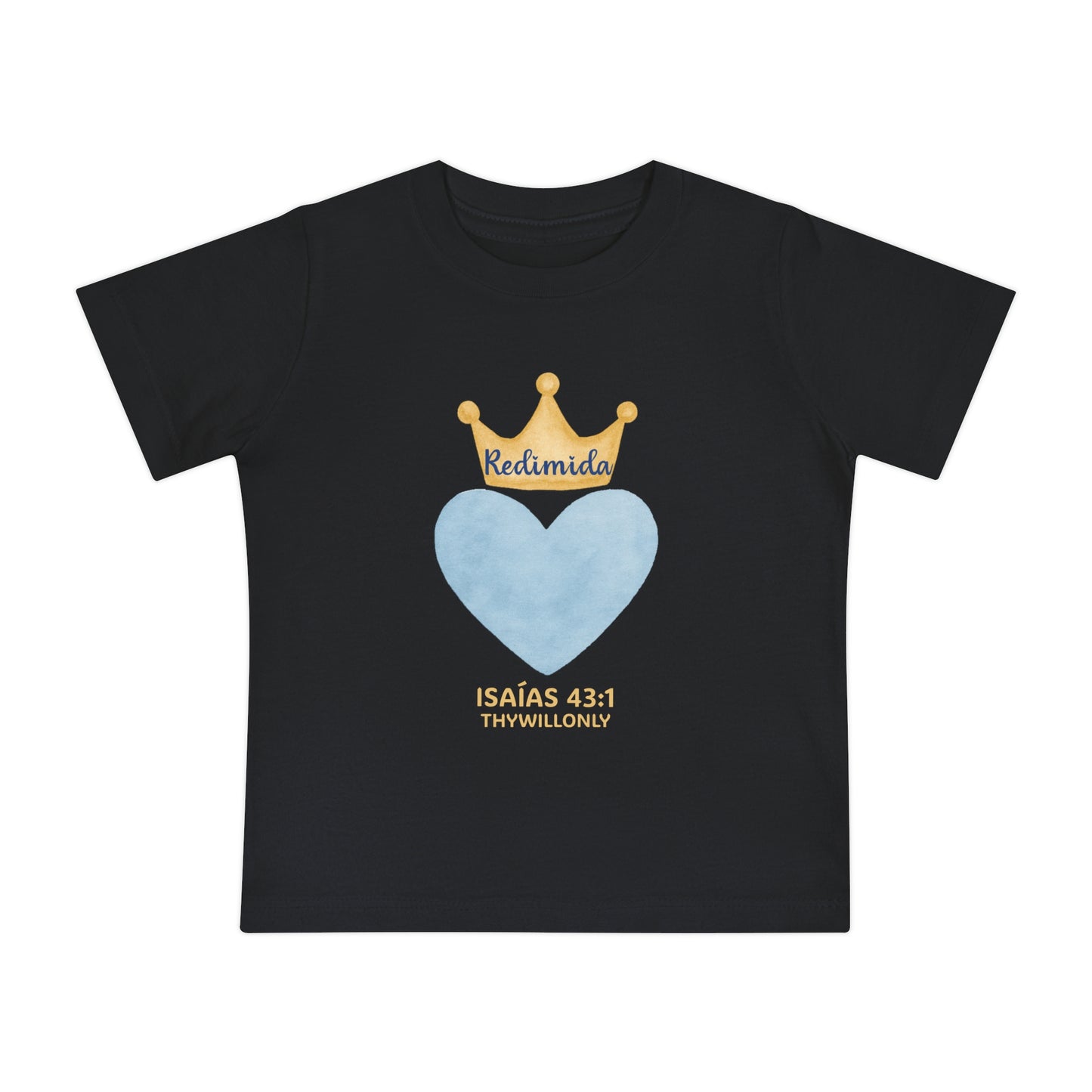 Isaías 43:1 - Camiseta de Bebê Redimida
