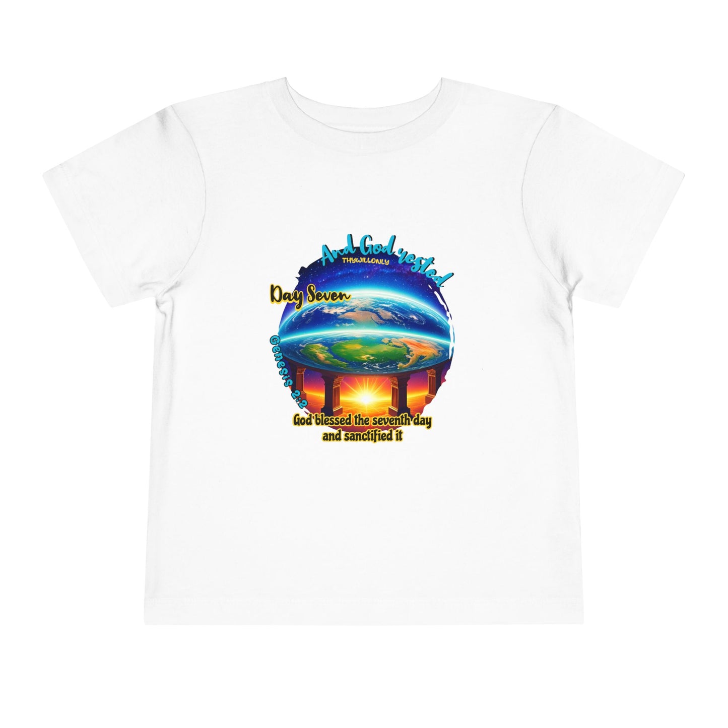 Creation Day 7 Toddler Tee – God Rested