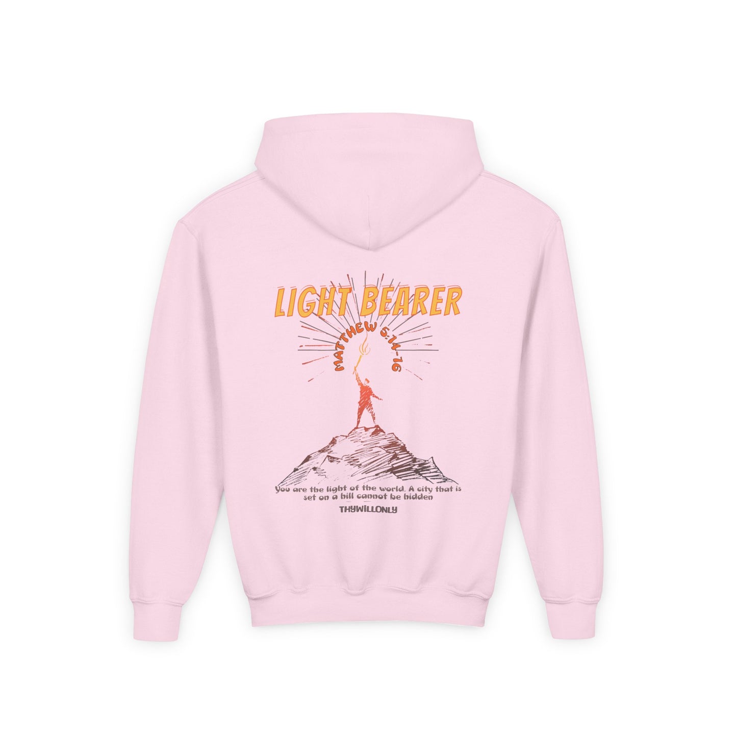 Light Bearer Kids Hoodie β Matthew 5:14β16