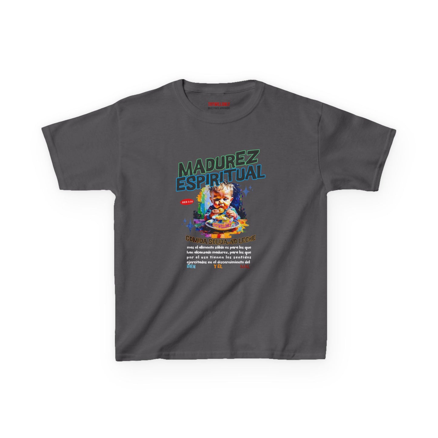 Hebreos 5:14 Camiseta Juvenil: Madurez Espiritual