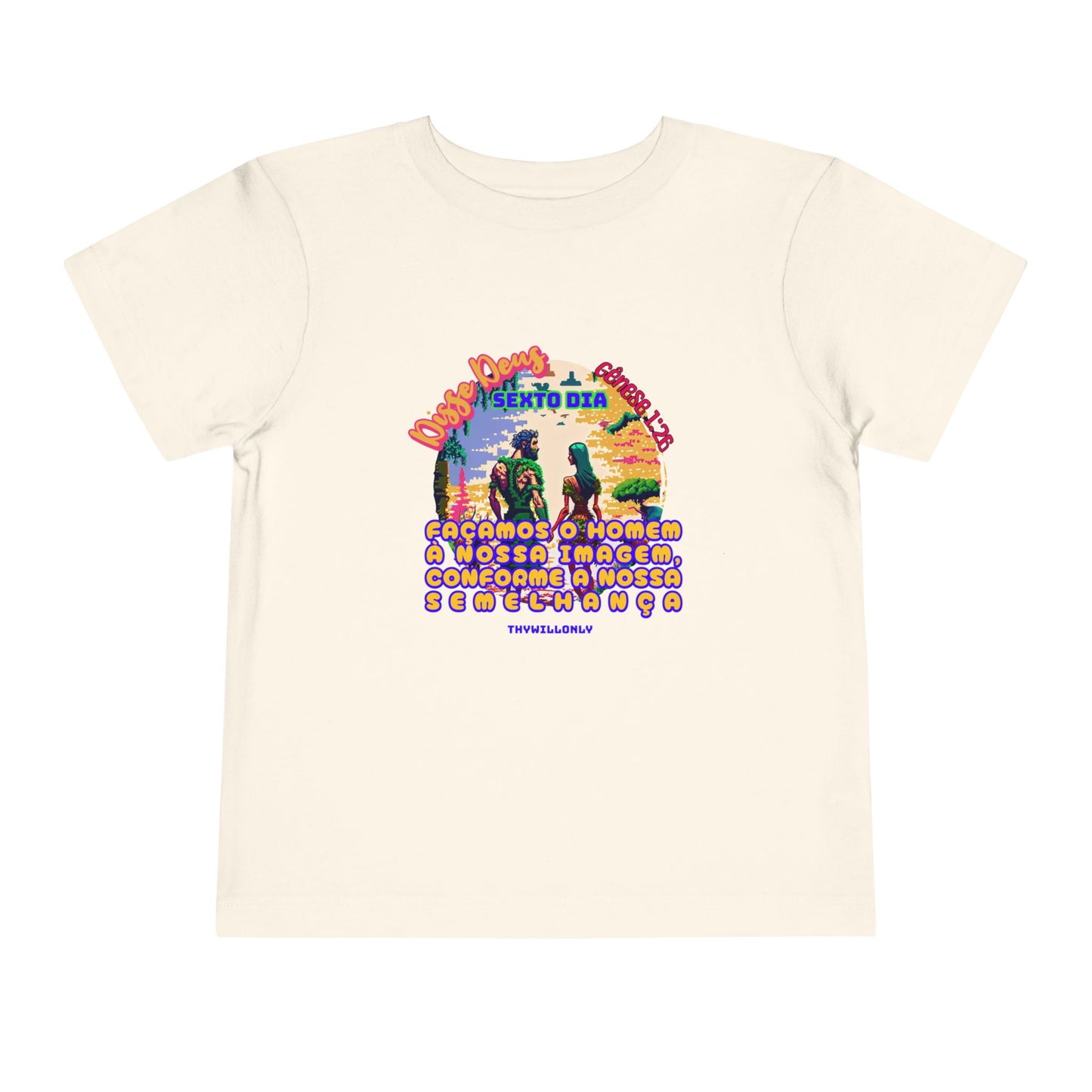 Camiseta Infantil – Dia 6 da Criação: Feitos à Sua Imagem