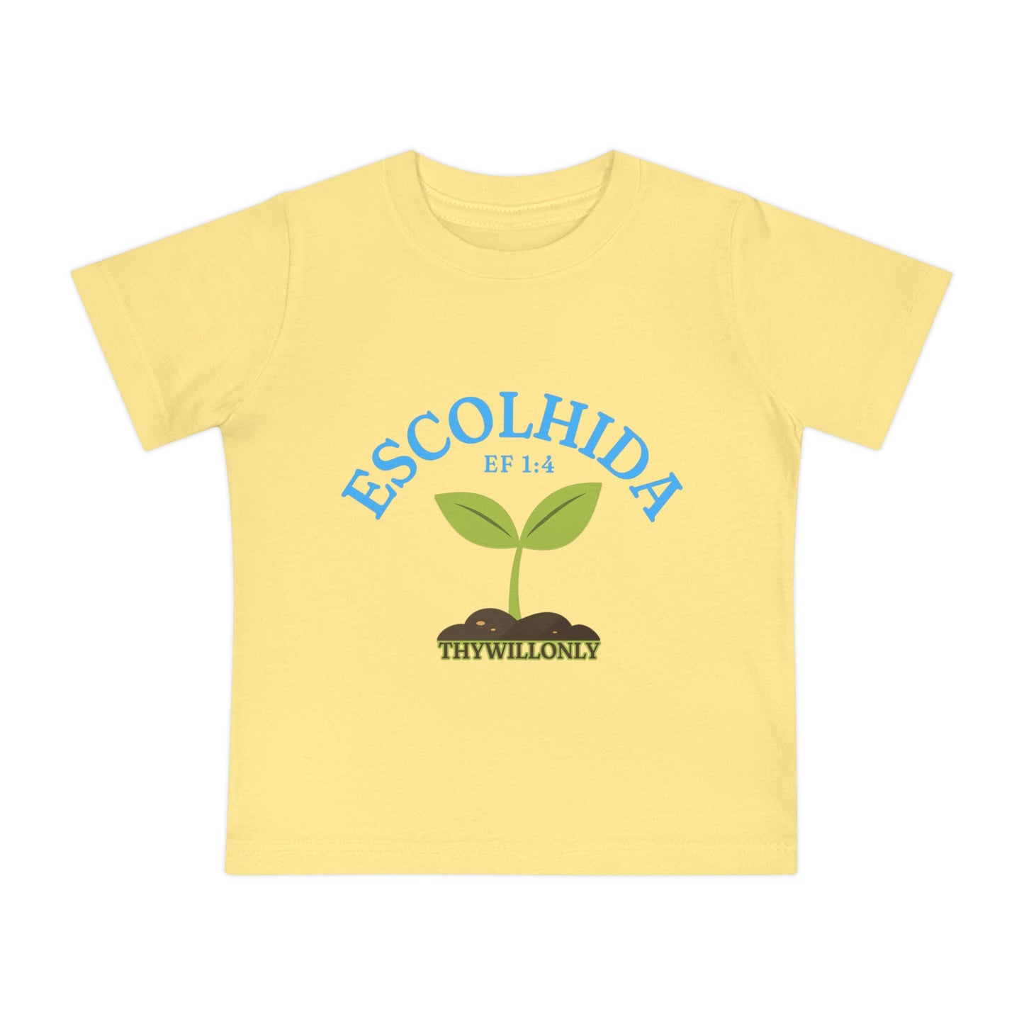 Efésios 1:4 - Camiseta de Bebê Escolhida