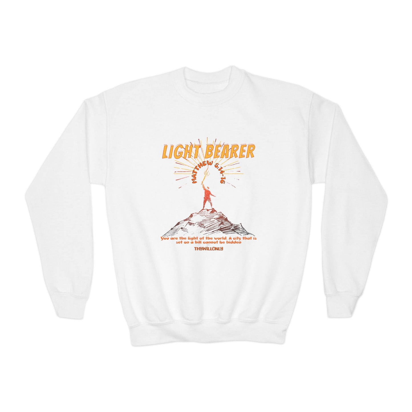 Light Bearer Kids Crewneck β Matthew 5:14β16