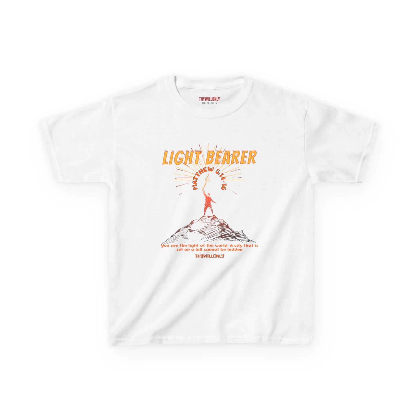 Light Bearer Kids T-Shirt β Matthew 5:14β16