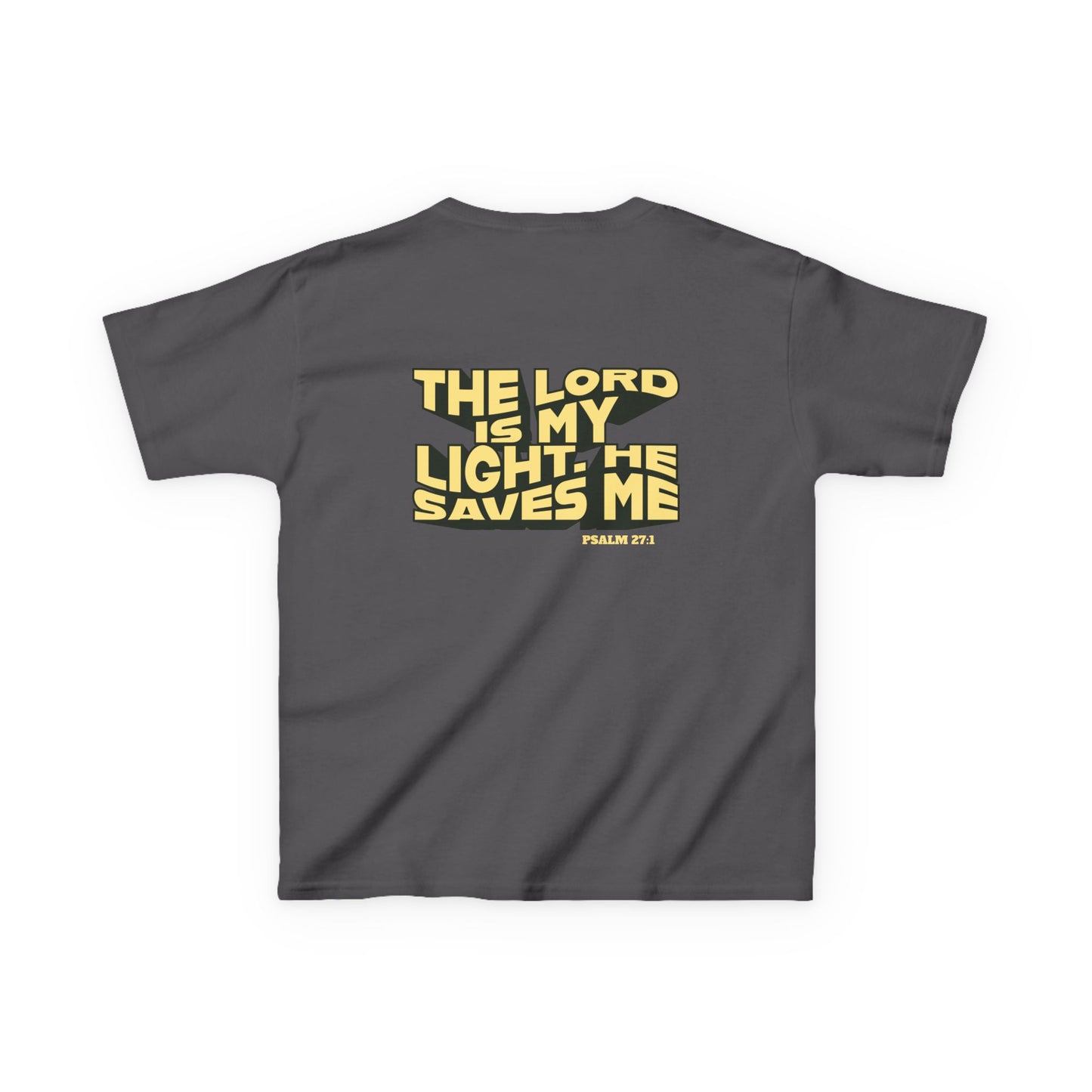 Psalm 27:1 Kids T-Shirt – The Lord Is My Light