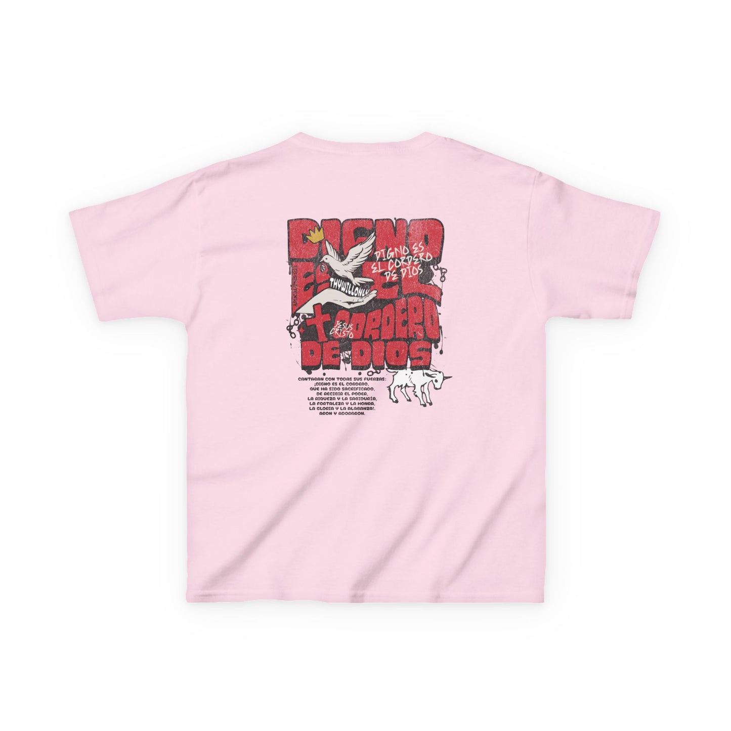 Apocalipsis 5:12 Camiseta Jovenes – Digno es el Cordero