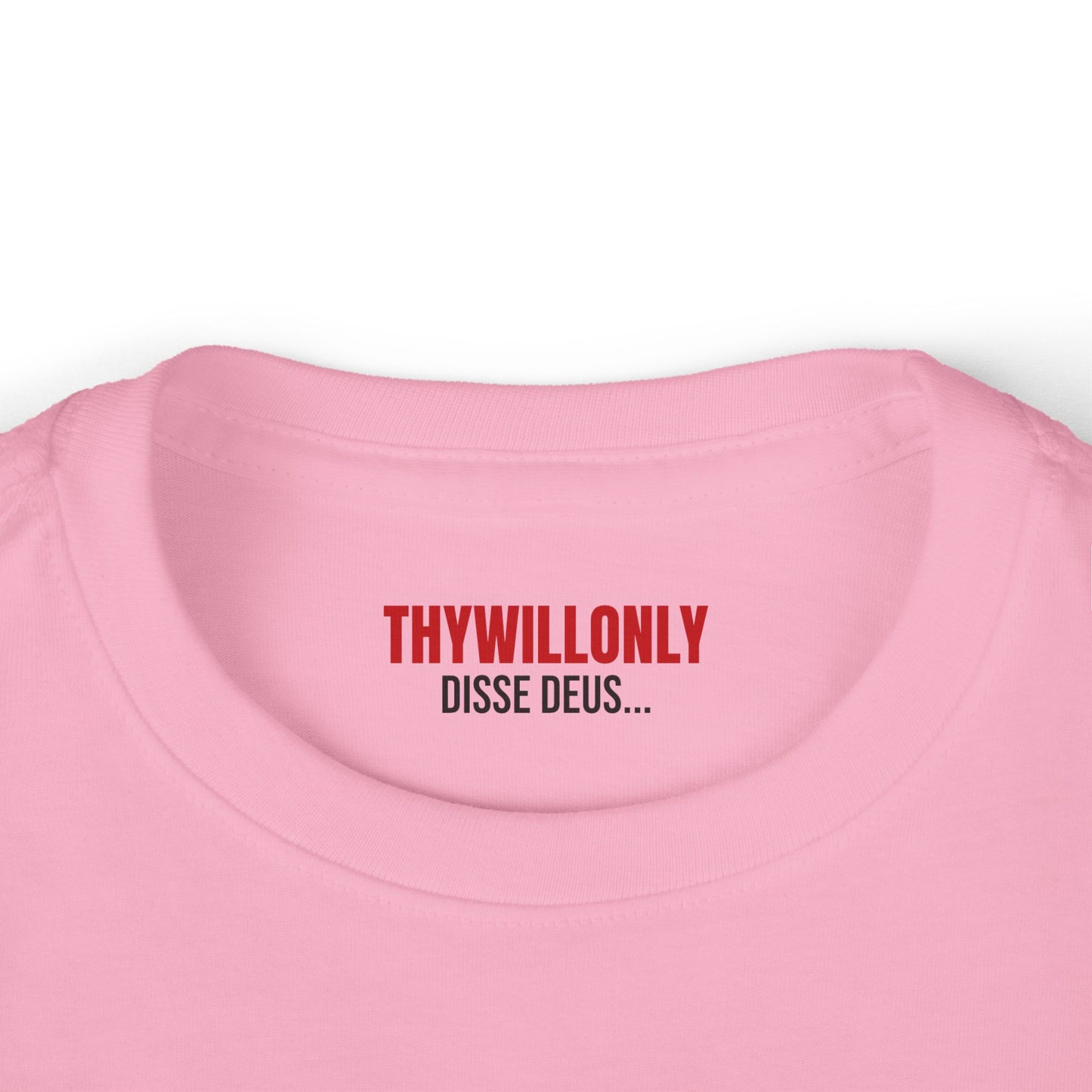 Camiseta Infantil de Manga Longa – Dia 6 da Criação: Feitos à Sua Imagem