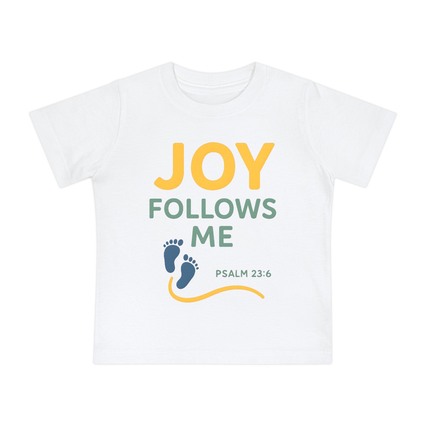 Psalm 23:6 - Joy Follows Me Baby Tee