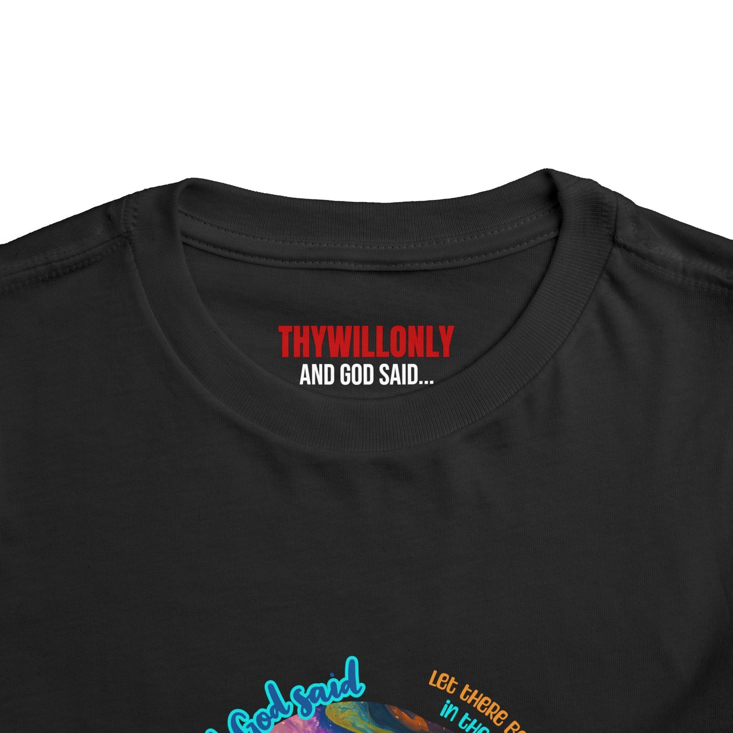 Creation Day 2 Toddler Tee: Sky Above, Waters Below