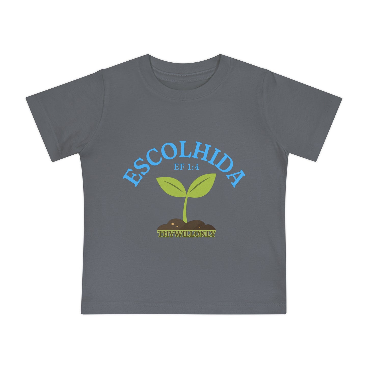 Efésios 1:4 - Camiseta de Bebê Escolhida