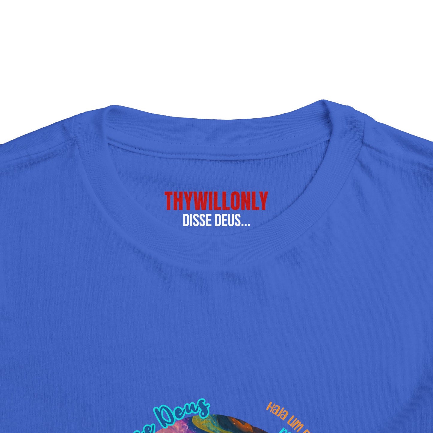 Camiseta Infantil – Dia 2 da Criação: Céu Acima, Águas Abaixo