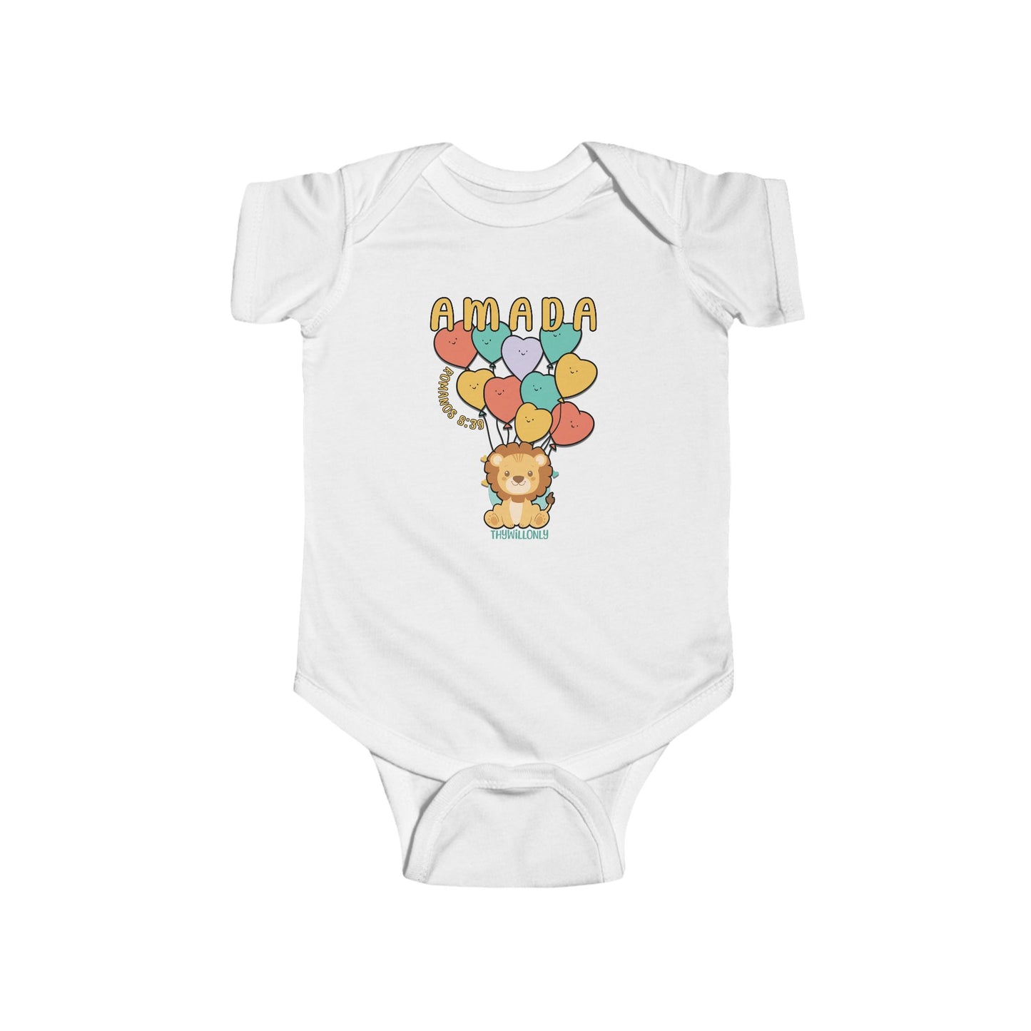 Romanos 8:38 - Body para Bebé Amada