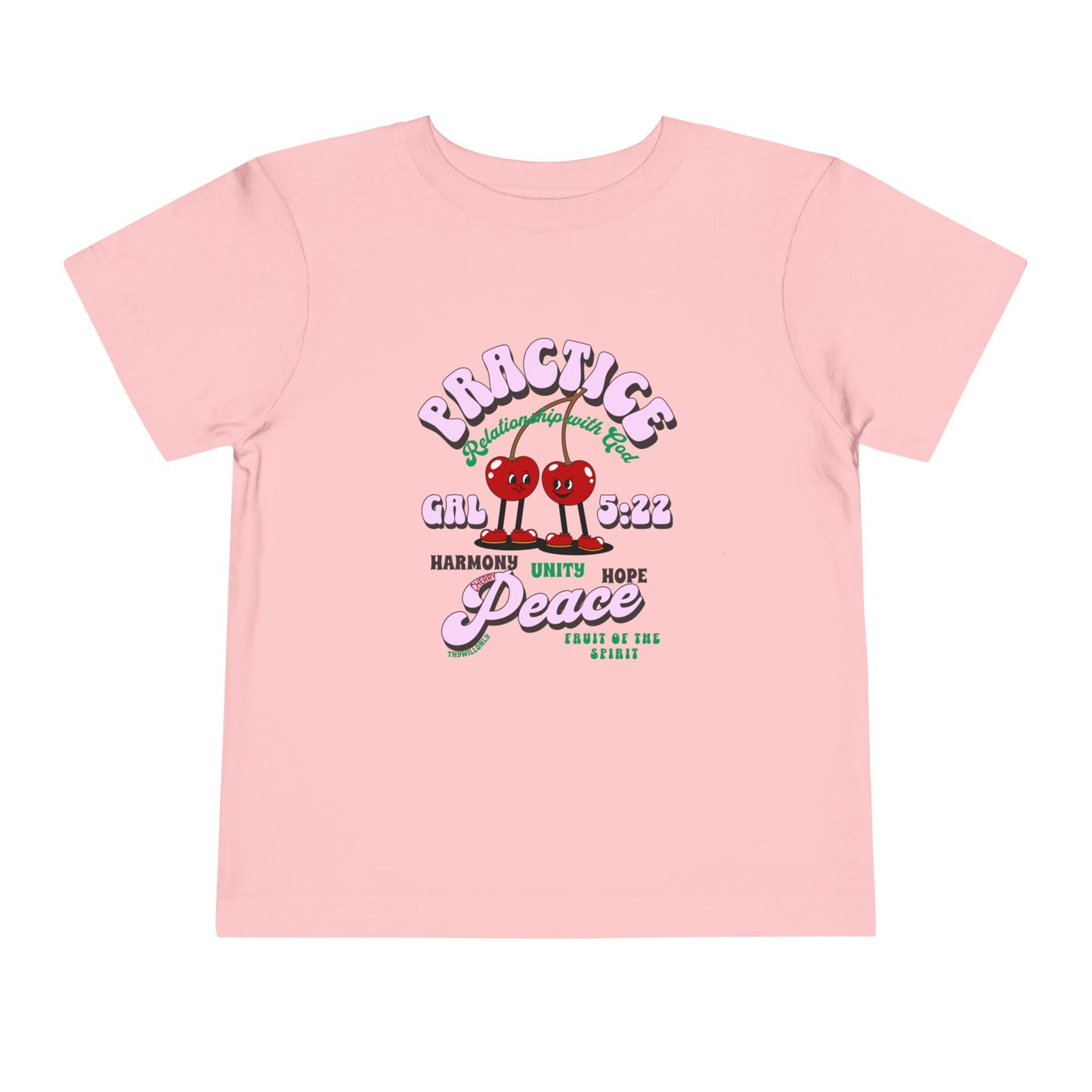 Galatians 5:22 Toddler Tee: Peace β Fruit of the Spirit