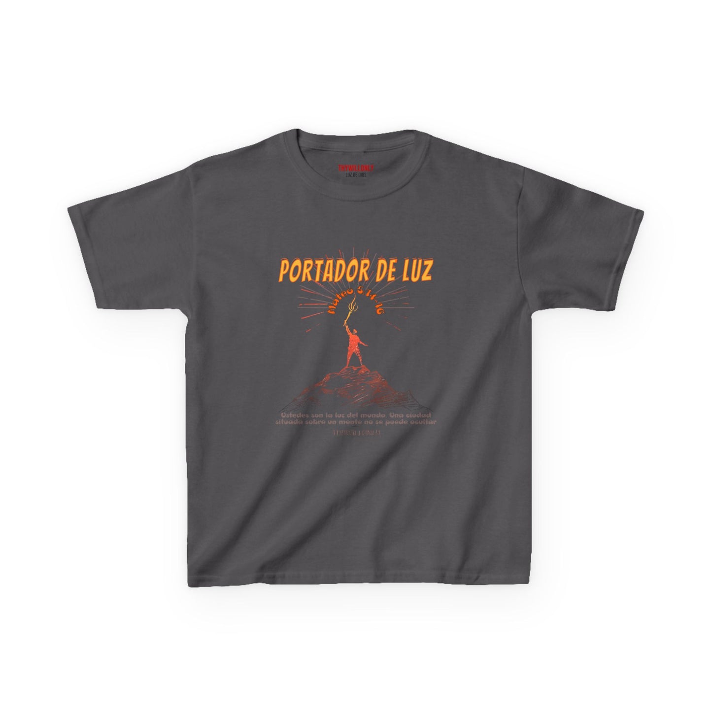 Mateo 5:14–16 - Camiseta Jovenes: Portadores de Luz