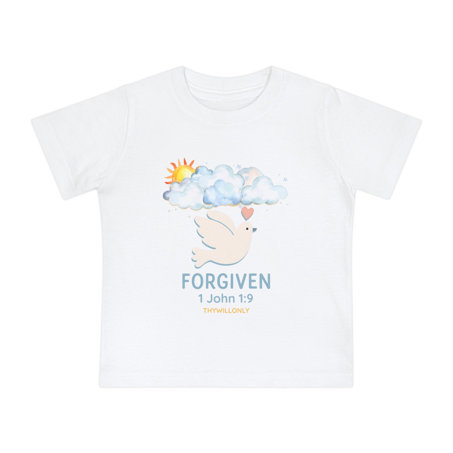 1 John 1:9 - Forgiven Baby Tee