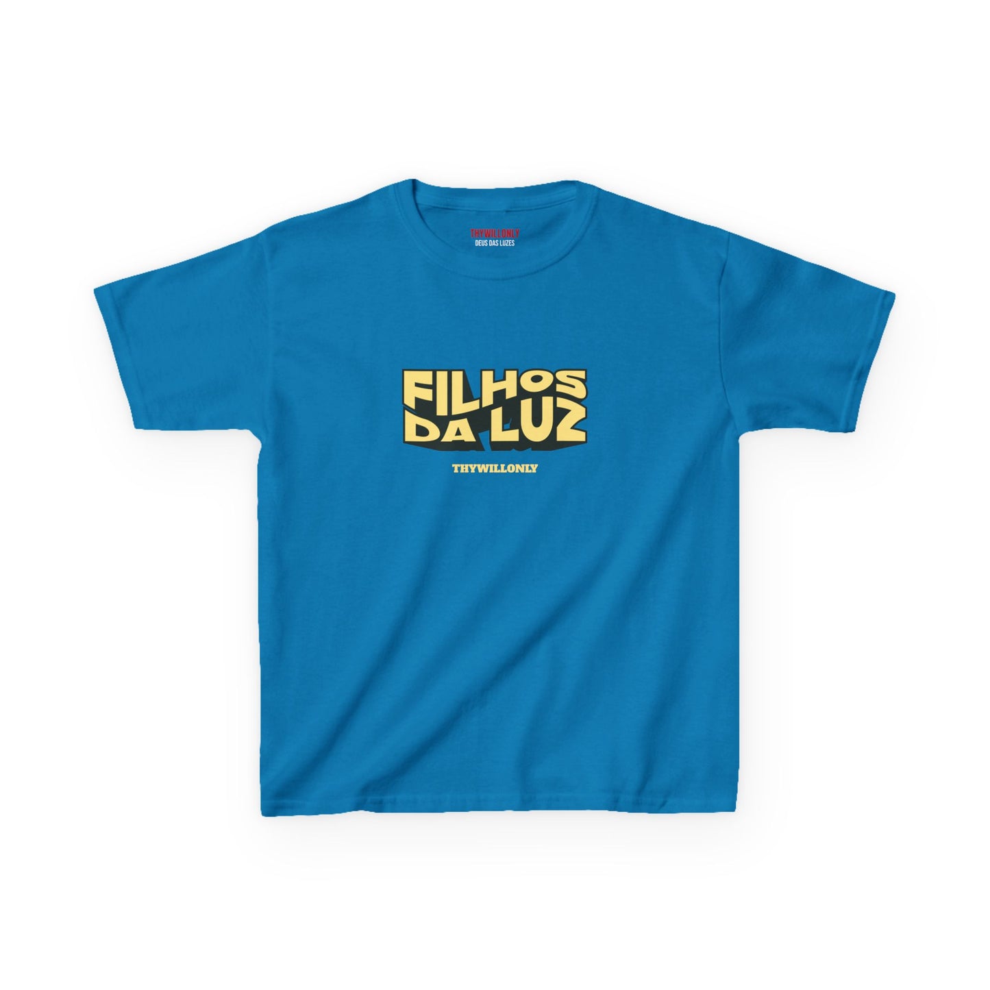 Camiseta Infantil Salmo 27:1 – O Senhor é a Minha Luz