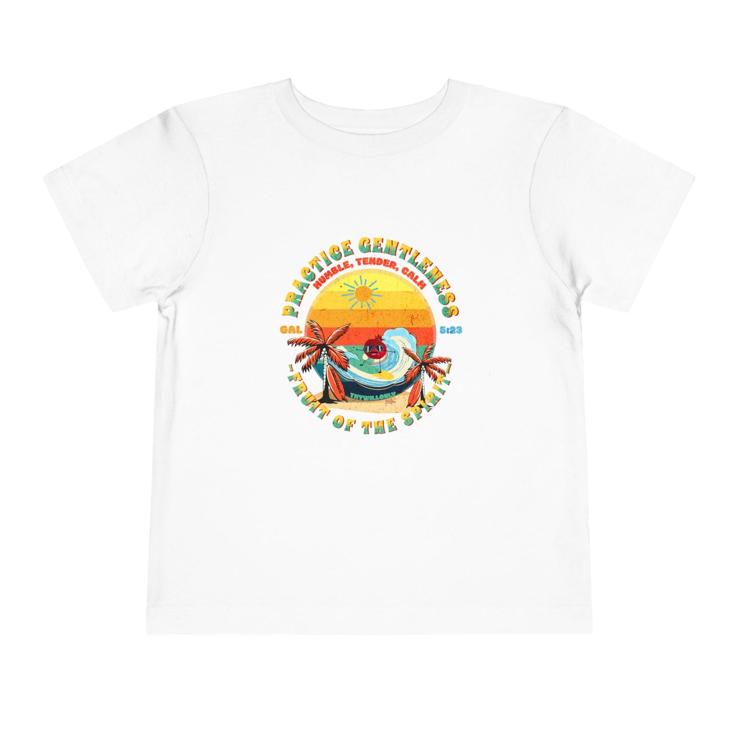 Galatians 5:23 Toddler Tee: Gentleness โ Fruit of the Spirit