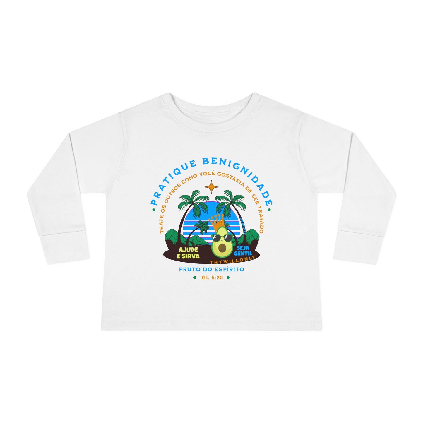 Gálatas 5:22 Camiseta Infantil: Benignidade – Fruto do Espírito