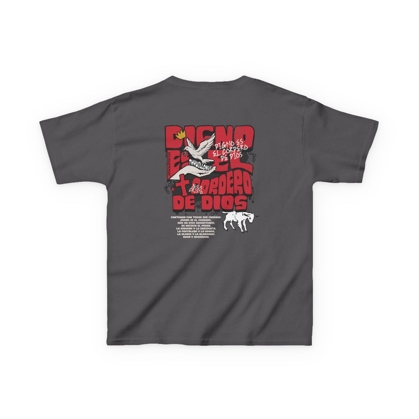 Apocalipsis 5:12 Camiseta Jovenes – Digno es el Cordero