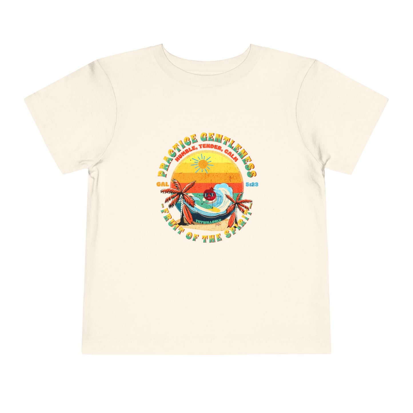 Galatians 5:23 Toddler Tee: Gentleness โ Fruit of the Spirit