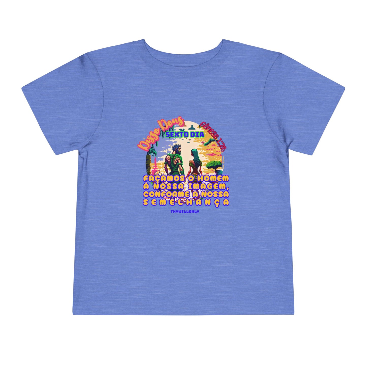 Camiseta Infantil – Dia 6 da Criação: Feitos à Sua Imagem