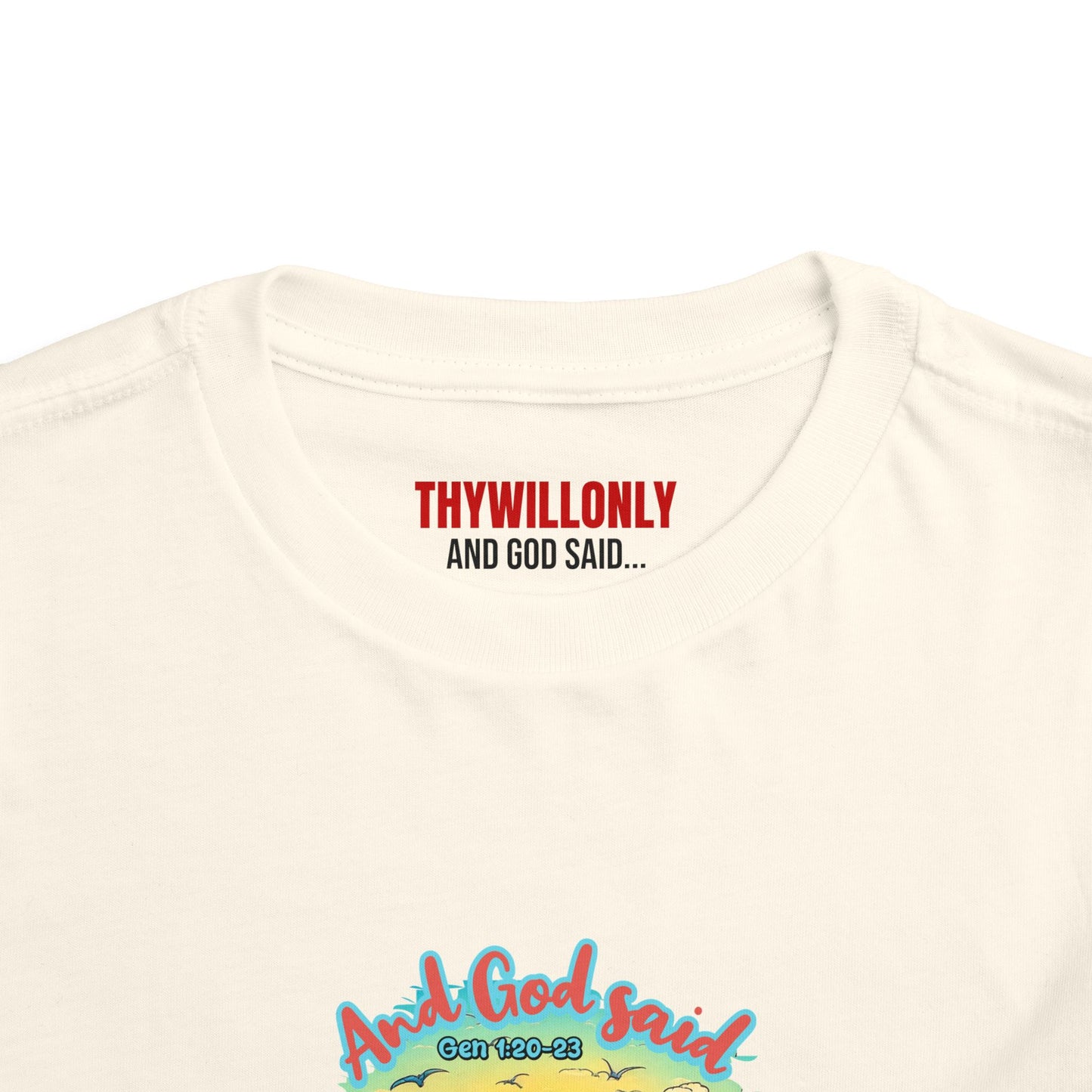 Creation Day 5 Toddler Tee: Soar & Splash