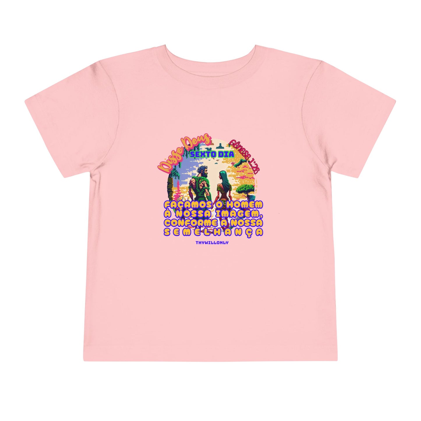 Camiseta Infantil – Dia 6 da Criação: Feitos à Sua Imagem