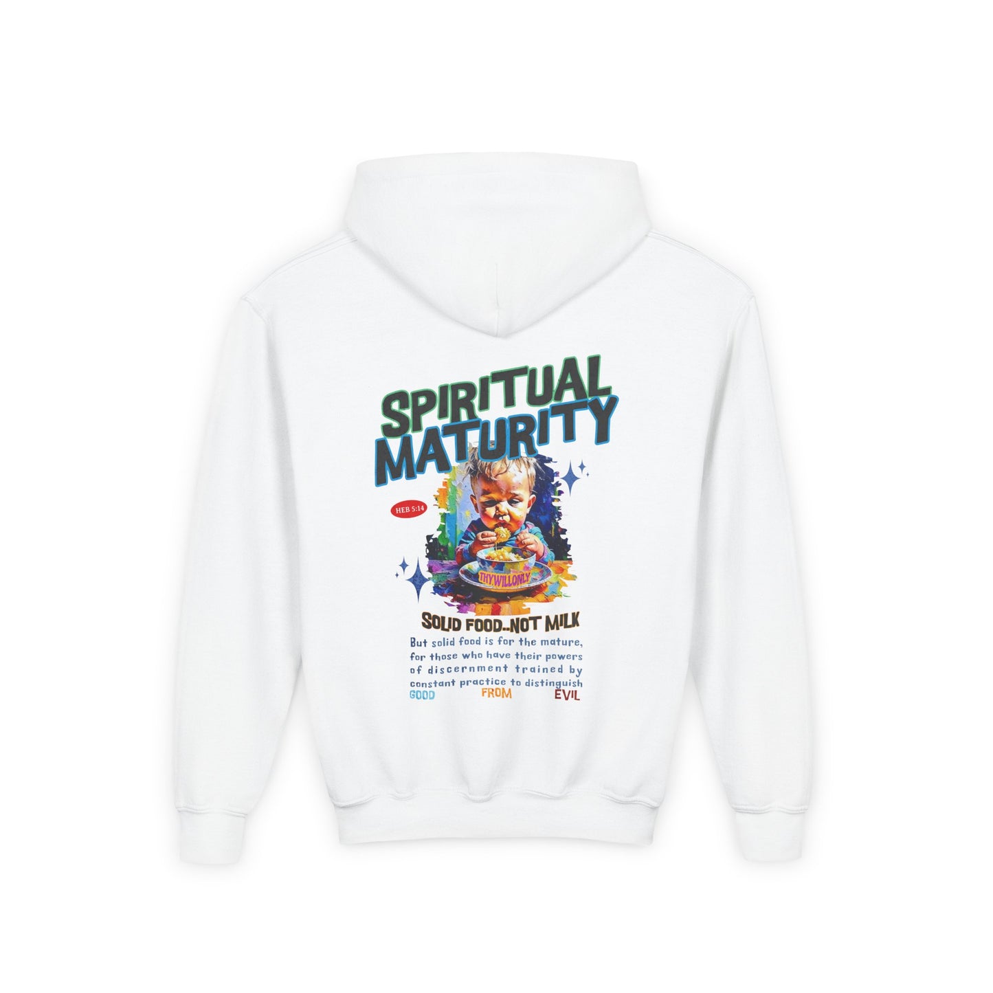 Hebrews 5:14 Kids Hoodie: Spiritual Maturity