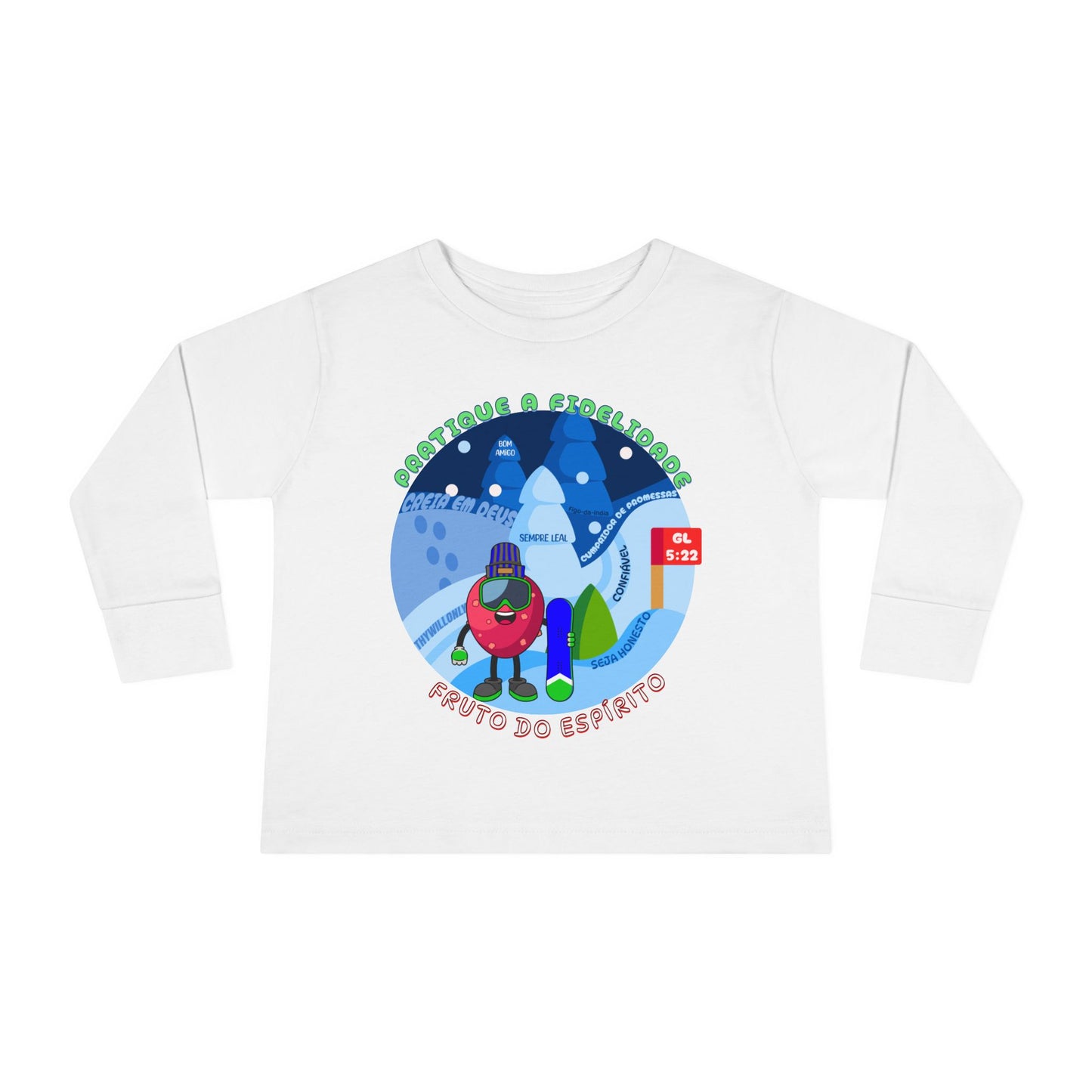Gálatas 5:22 Camiseta Infantil: Fidelidade – Fruto do Espírito