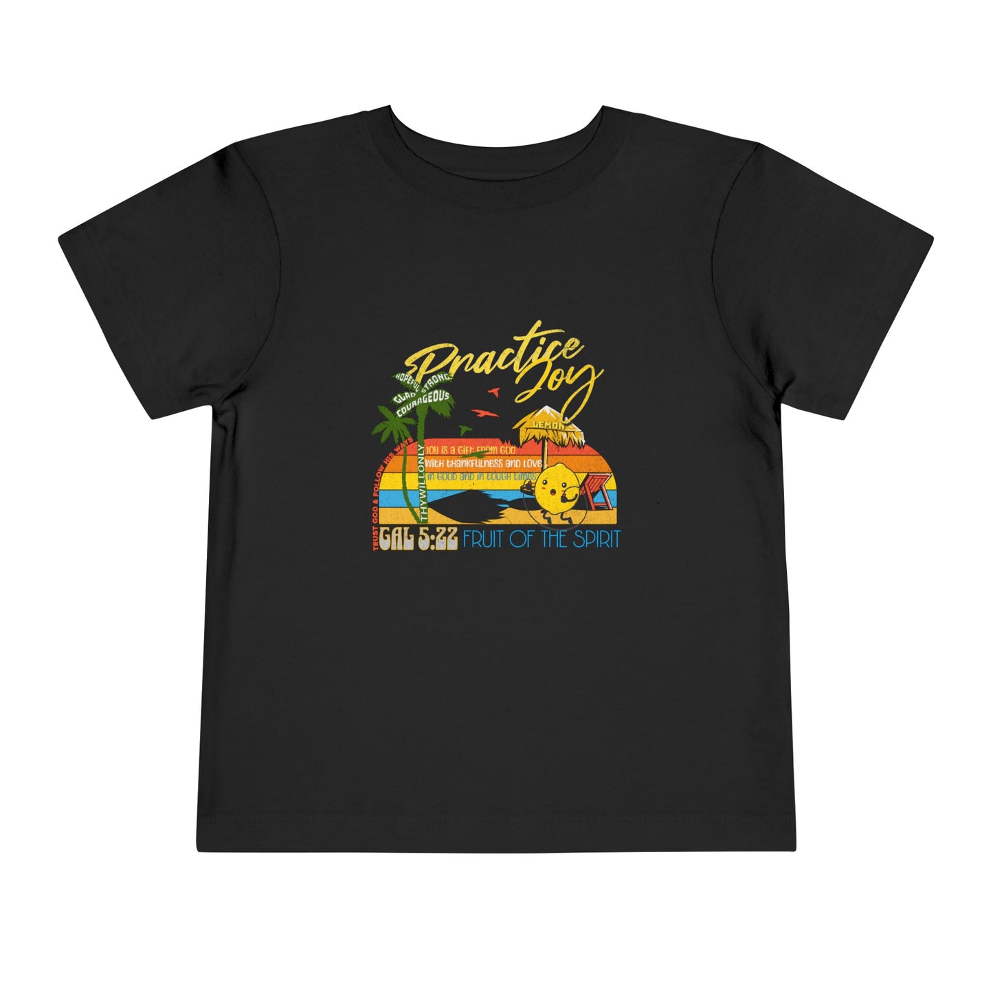 Galatians 5:22 Toddler Tee: Joy โ Fruit of the Spirit