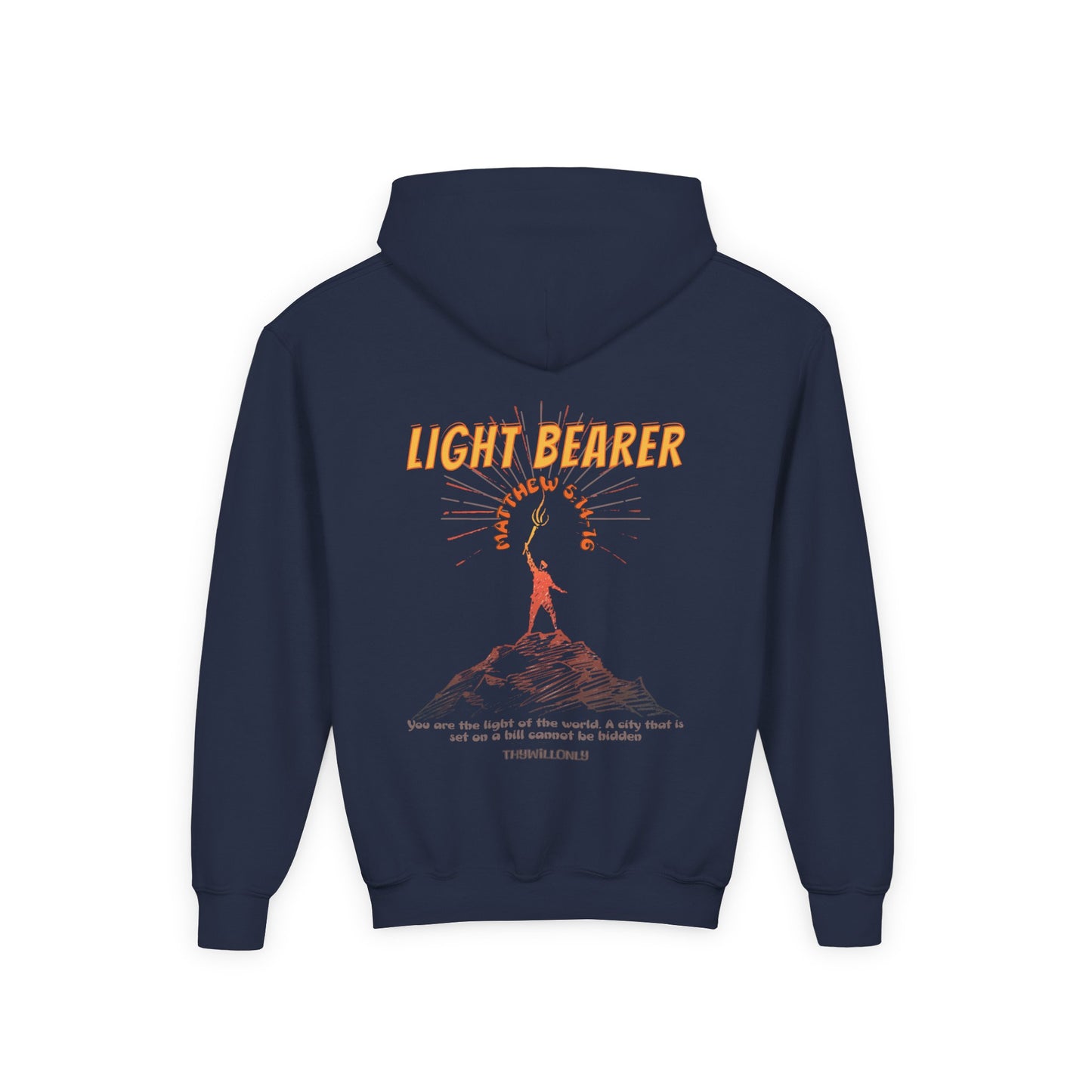 Light Bearer Kids Hoodie β Matthew 5:14β16