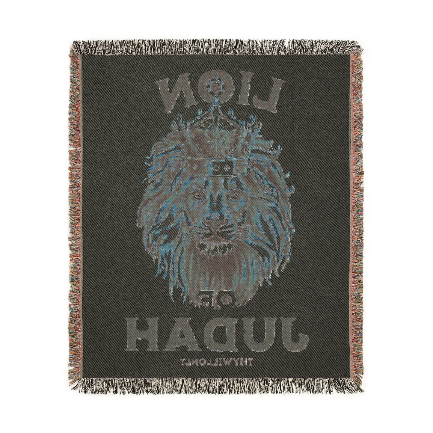 Lion of Judah Woven Blanket – Revelation 5:5