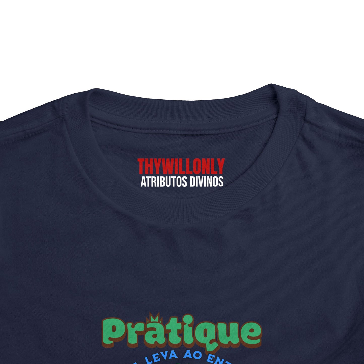 Camiseta Infantil Gálatas 5:22 – Paciência: Fruto do Espírito