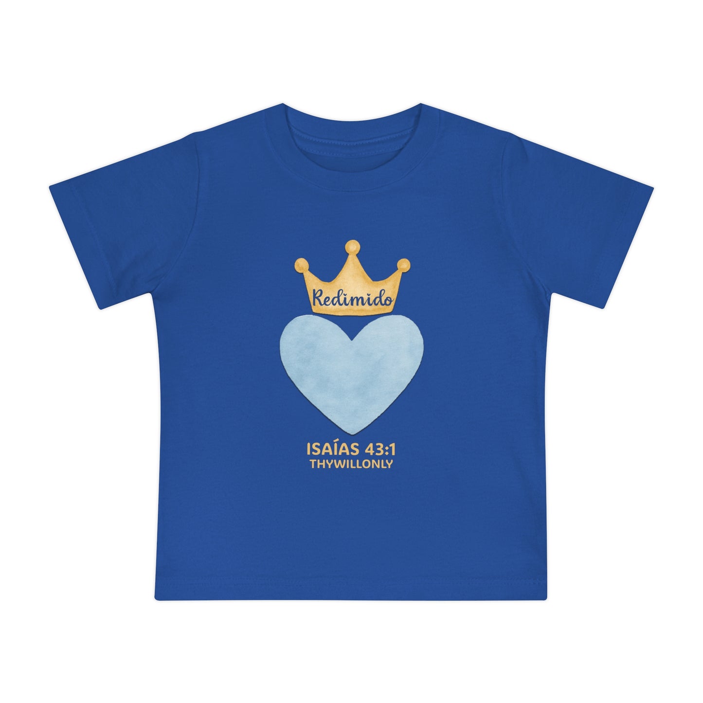 Isaías 43:1 - Camiseta de Bebê Redimido