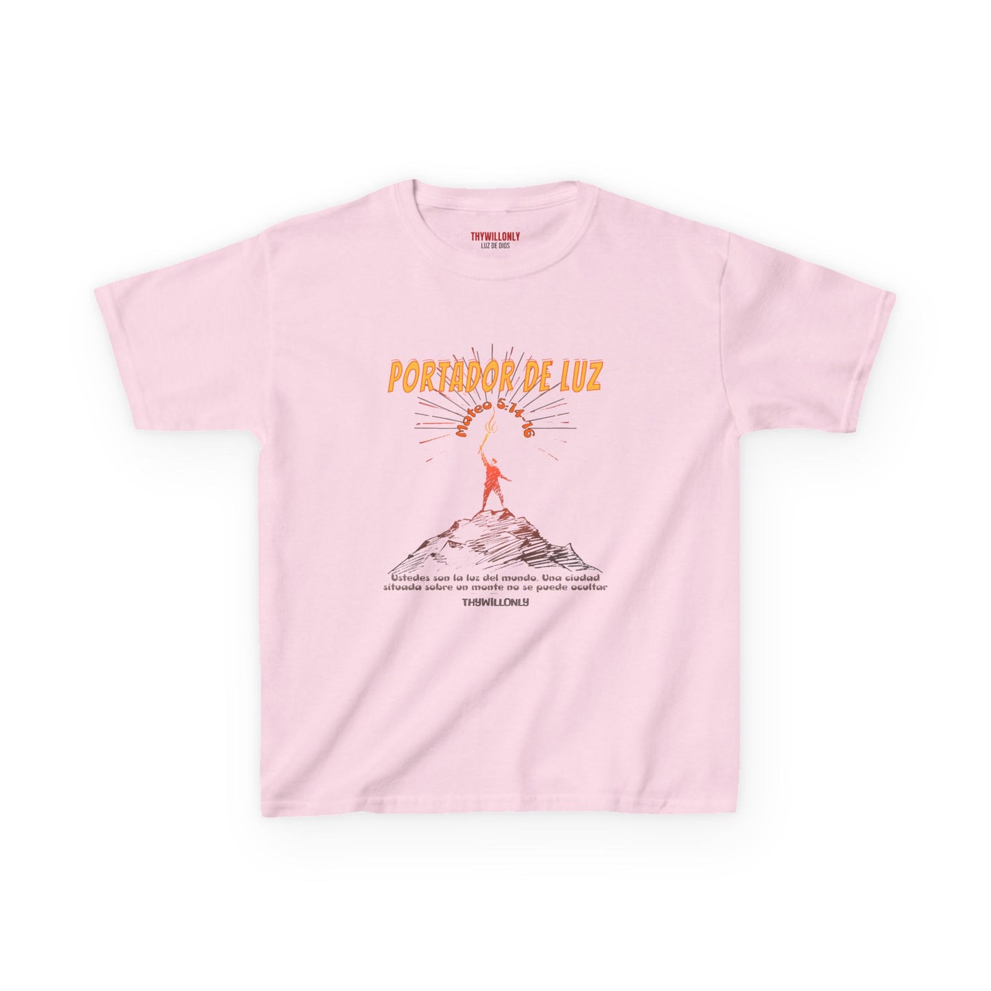 Mateo 5:14–16 - Camiseta Jovenes: Portadores de Luz