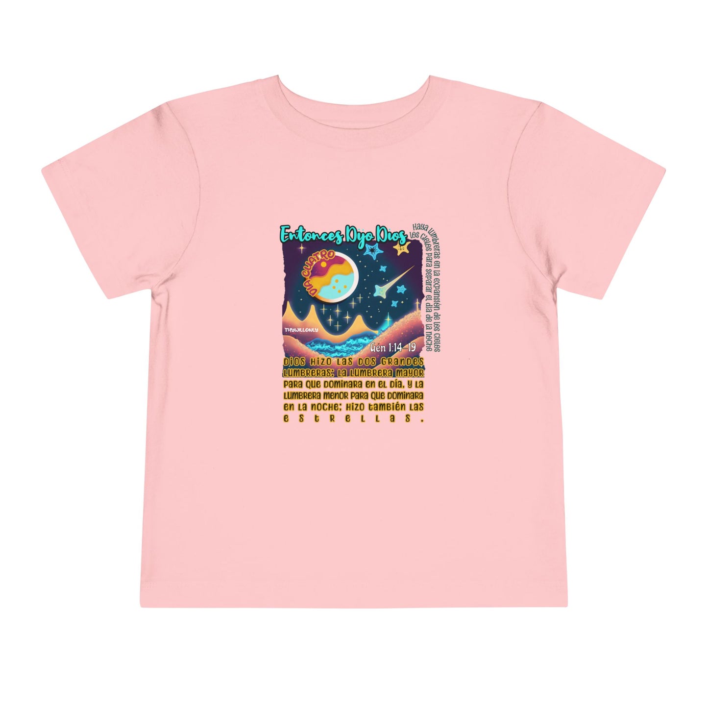 Día 4 de la Creación - Camiseta Infantil: Luces en los Cielos