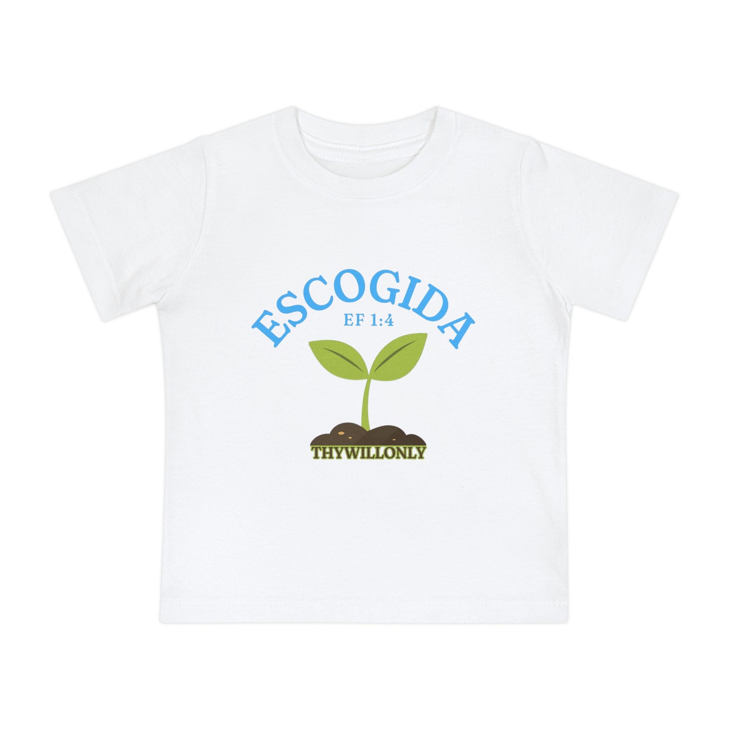 Efesios 1:4 - Camiseta para Bebé Escogida