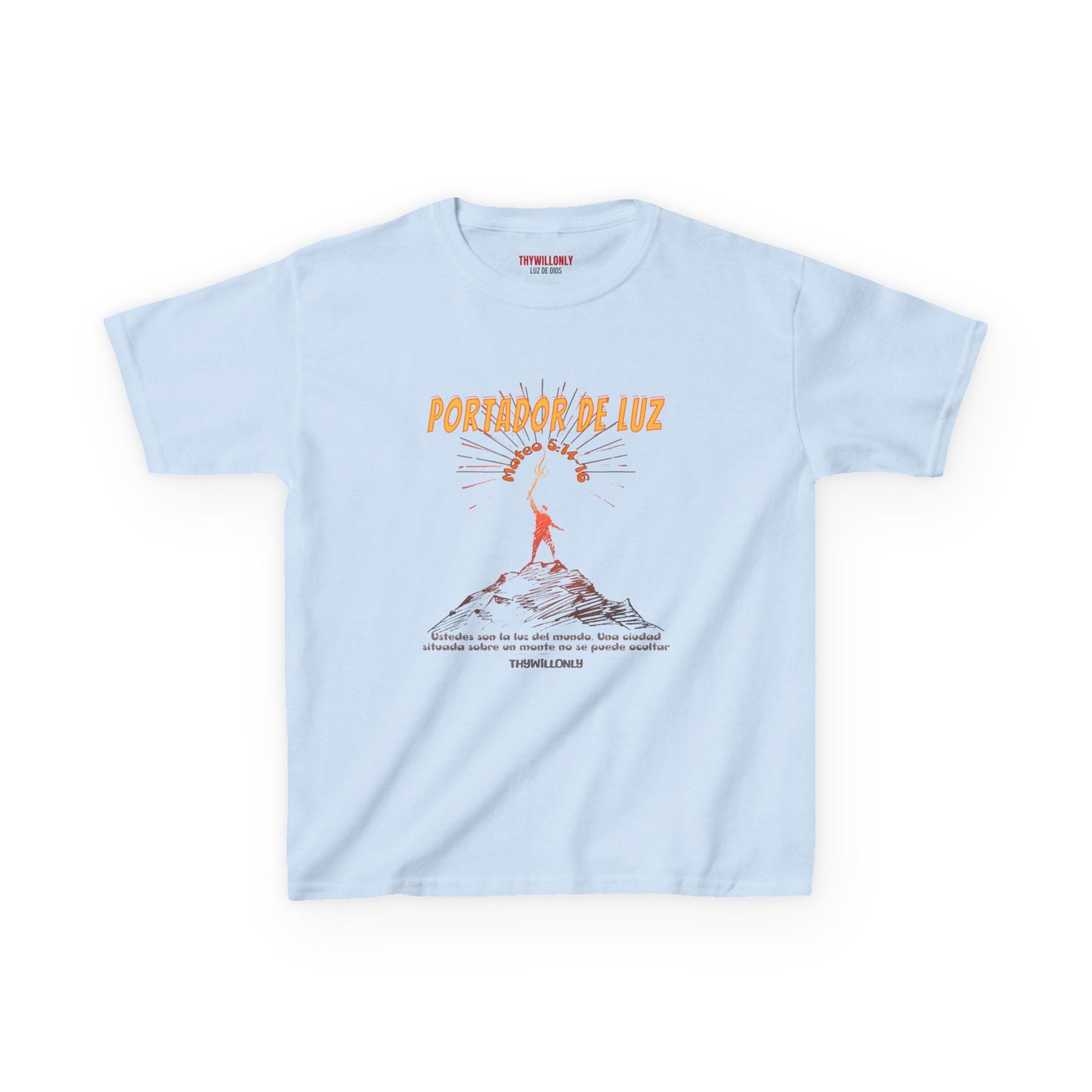 Mateo 5:14–16 - Camiseta Jovenes: Portadores de Luz