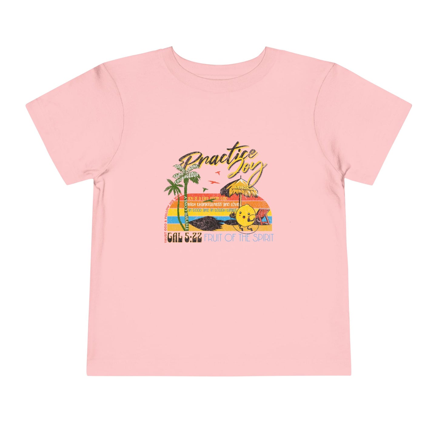 Galatians 5:22 Toddler Tee: Joy โ Fruit of the Spirit