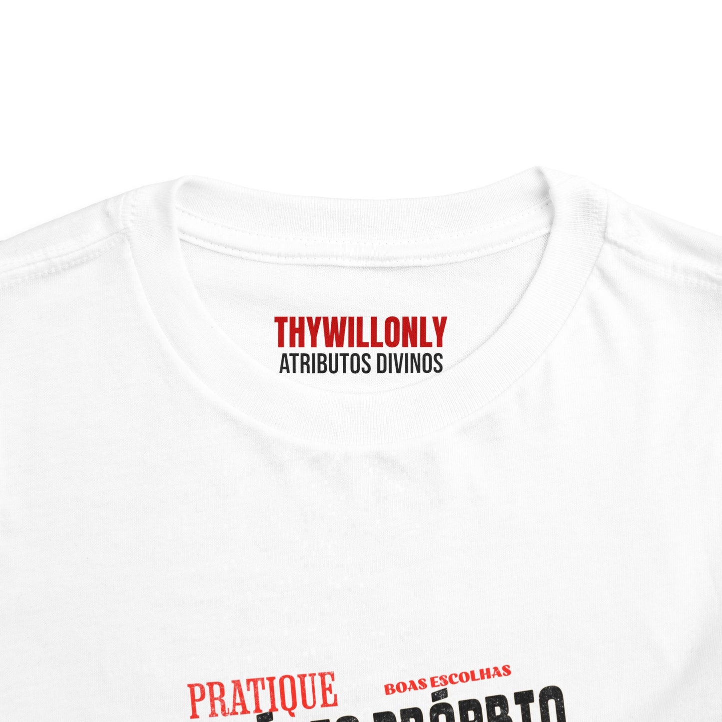 Gálatas 5:23 Camiseta Infantil: Domínio Próprio – Fruto do Espírito