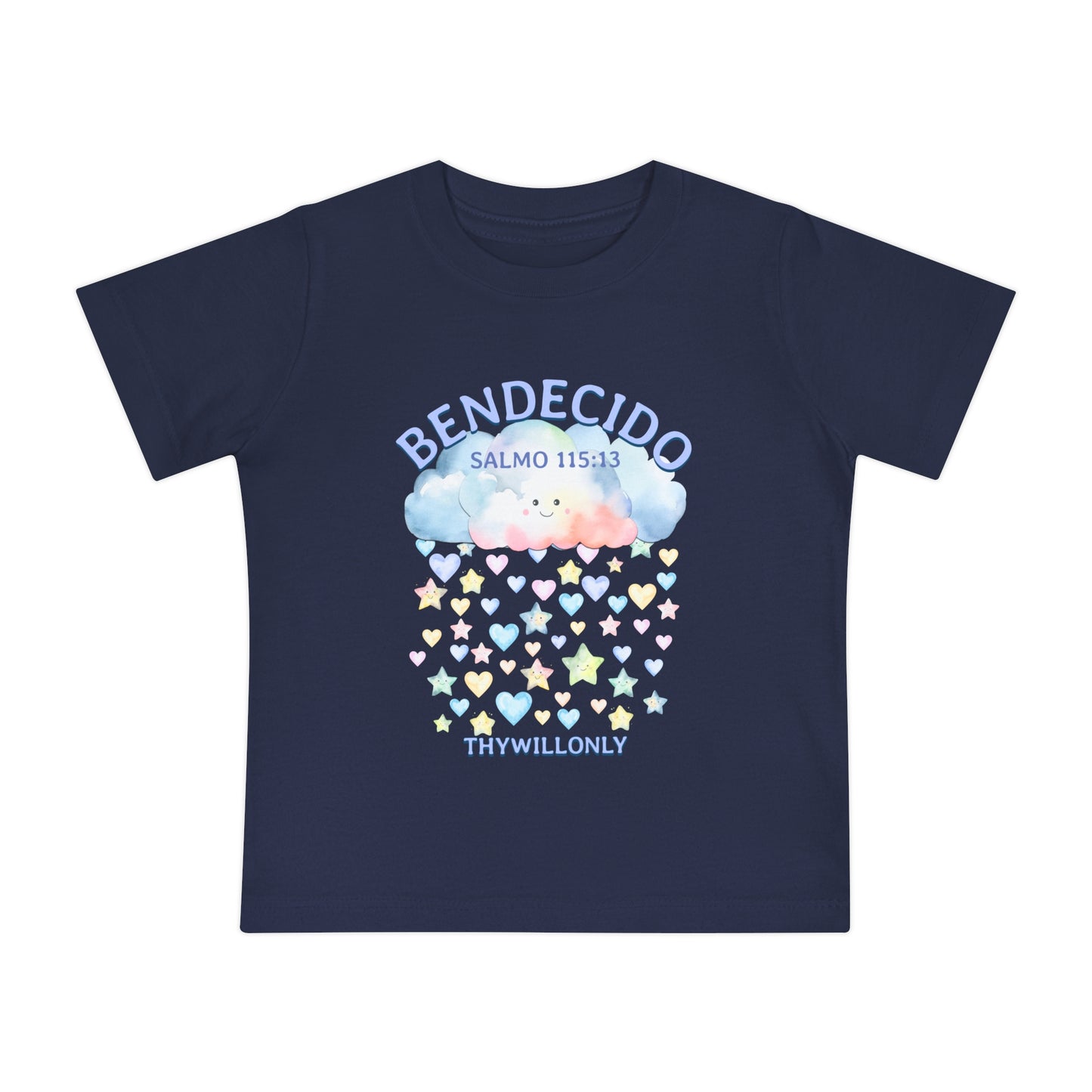Salmo 115:13 - Camiseta para Bebé Bendecido