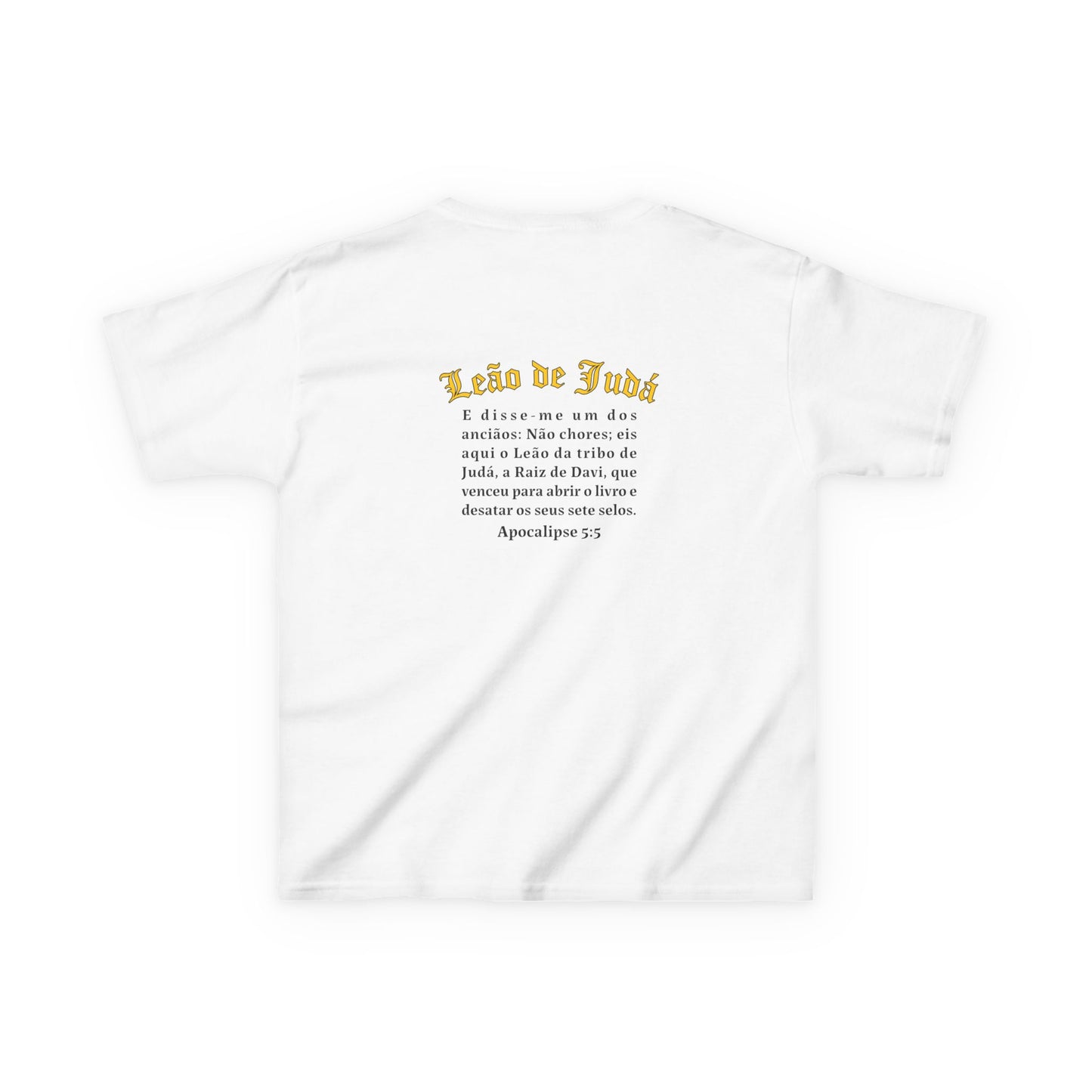 Apocalipse 5:5 - Camiseta Jovens : O Orgulho do Leão de Judá