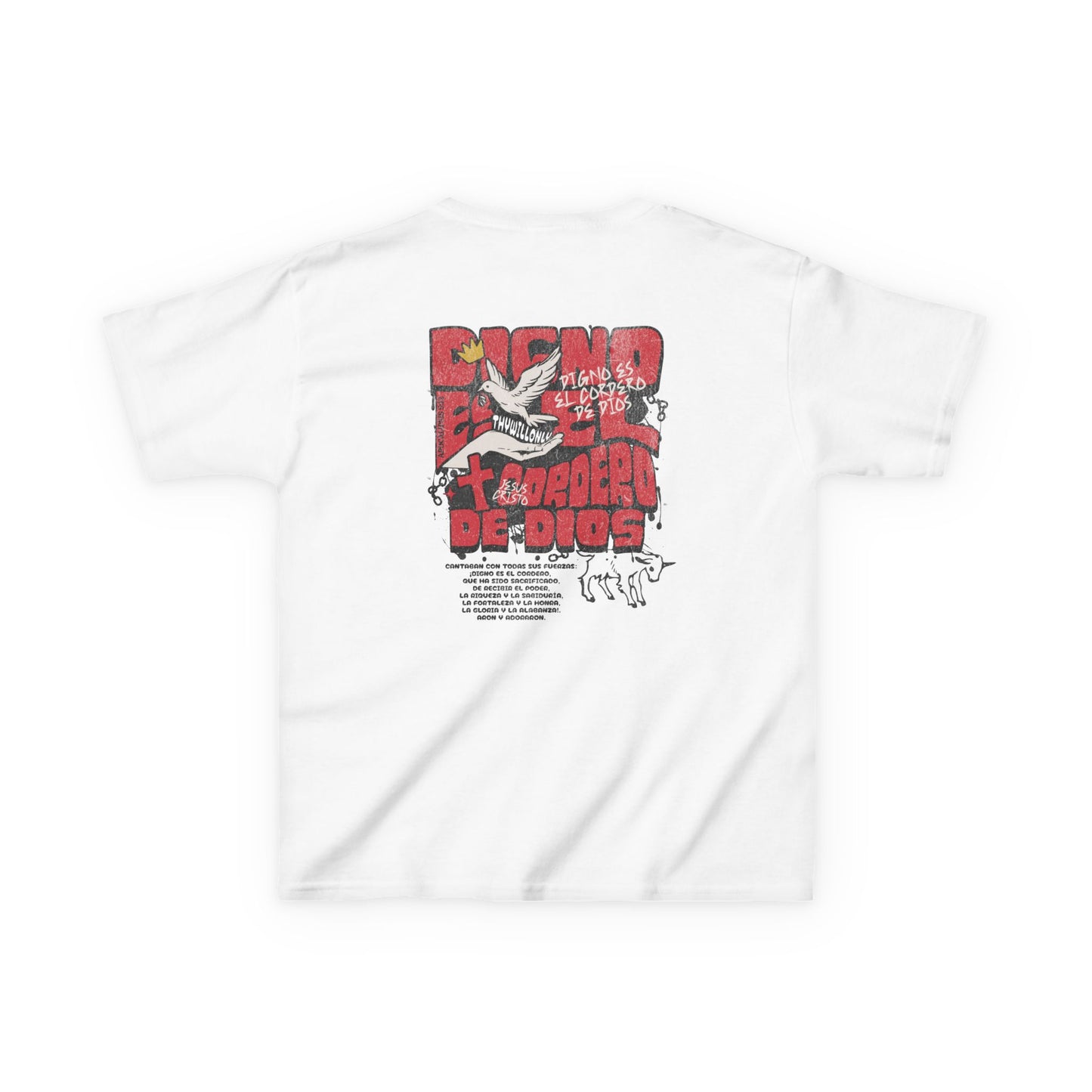 Apocalipsis 5:12 Camiseta Jovenes – Digno es el Cordero