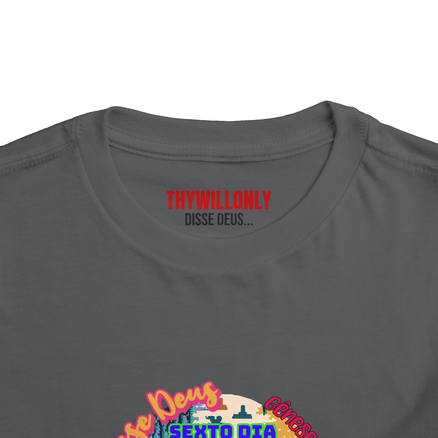 Camiseta Infantil – Dia 6 da Criação: Feitos à Sua Imagem