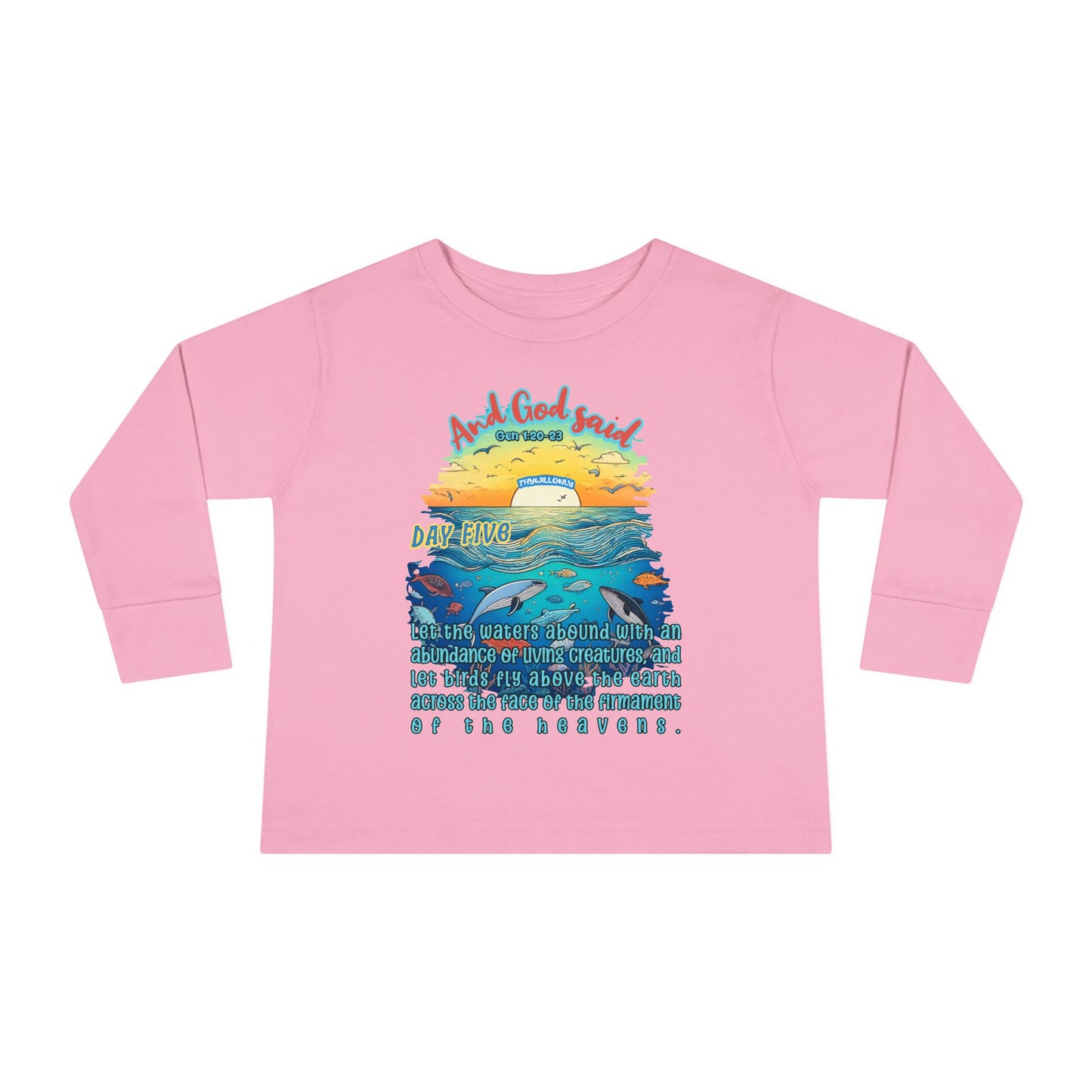 Creation Day 5 Toddler LS Tee: Soar & Splash