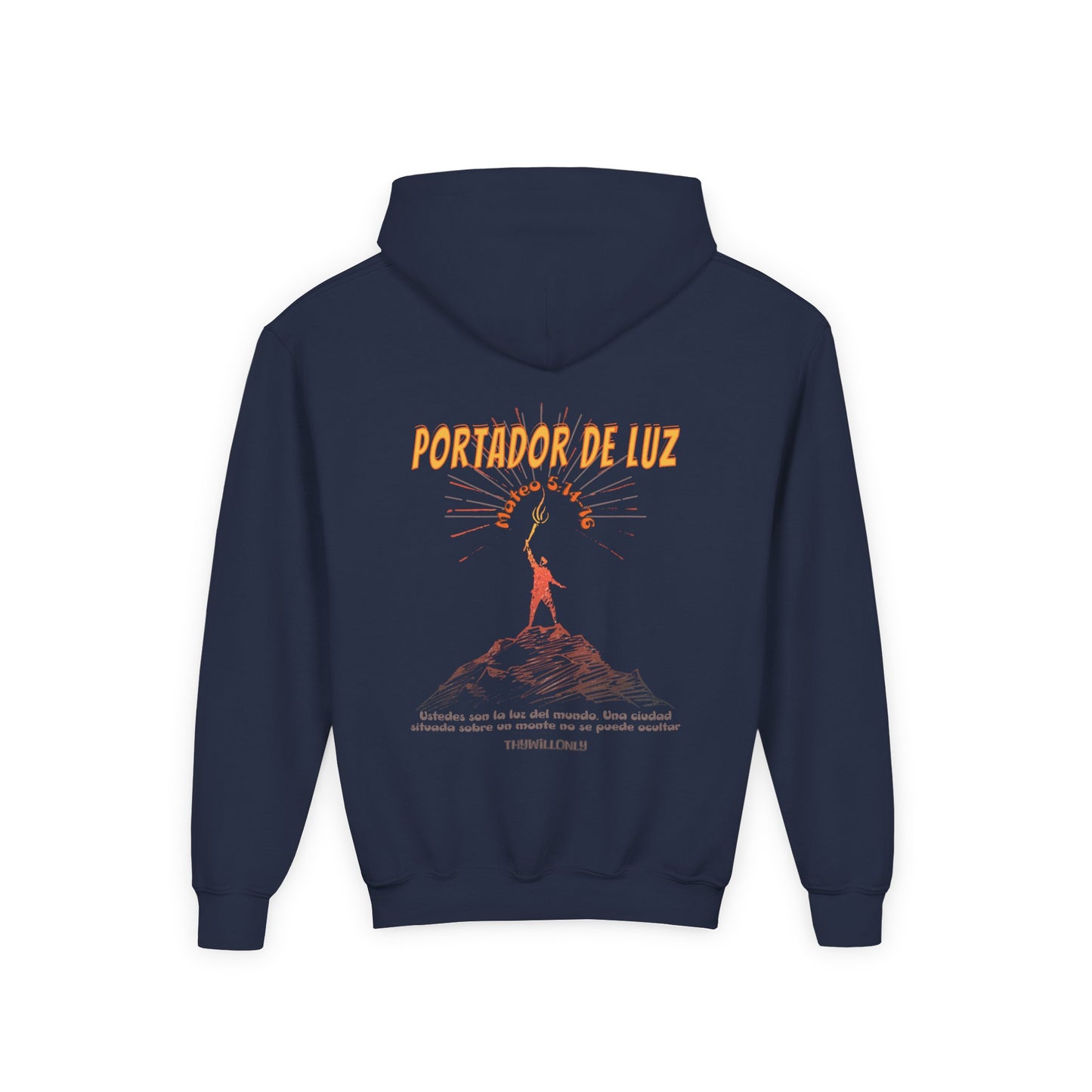Mateo 5:14–16 – Sudadera Juvenil: Portadores de Luz