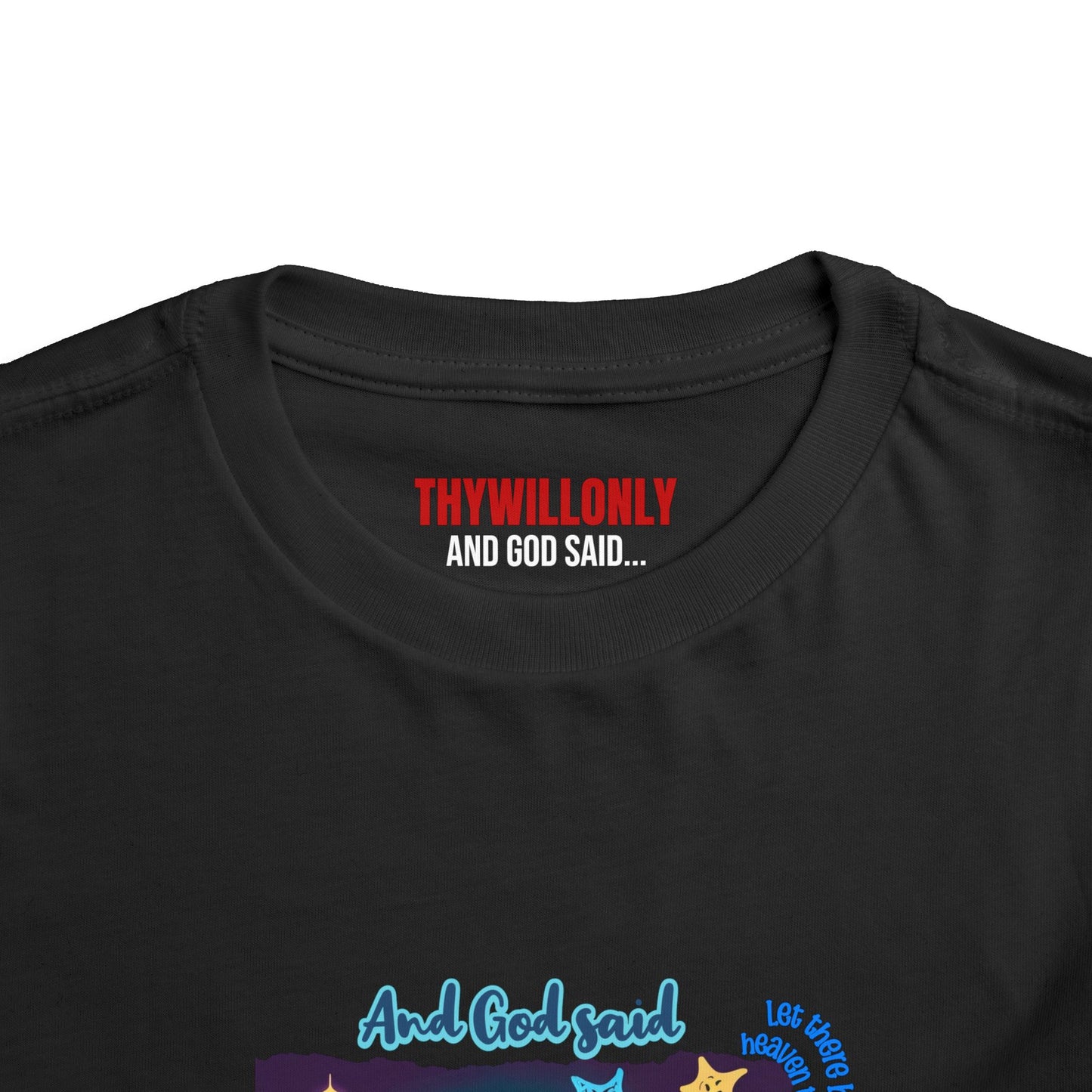 Creation Day 4 Toddler Tee: Lights in the Heavens
