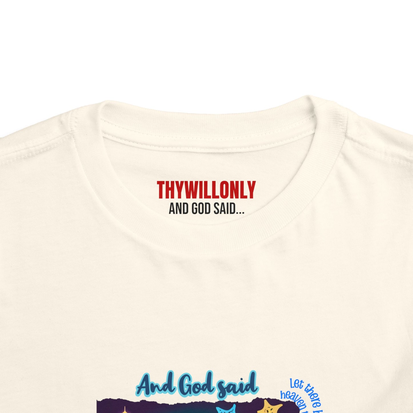 Creation Day 4 Toddler Tee: Lights in the Heavens